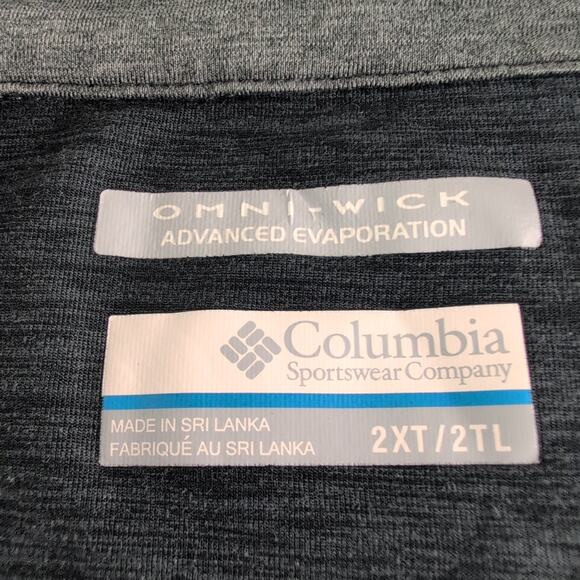 Columbia Omni Wick Advanced Evaporation Quarter Zip Men's 2XL - Picture 3 of 8